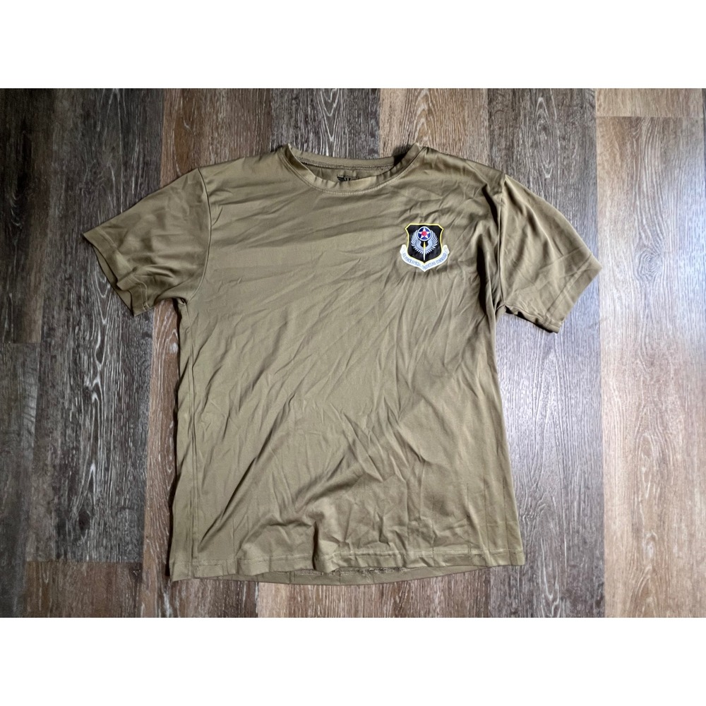 Lifesigns AFSOC T-Shirt Mens Large Brown Air Force Special Operations Command